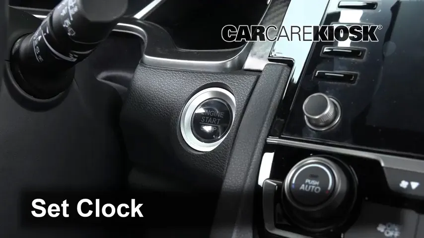 2019 Honda Civic Type R 2.0L 4 Cyl. Turbo Clock